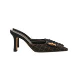 Chanel Black Madimoiselle Heeled Mule - Size 38