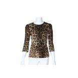 Dolce & Gabbana Leopard Print Top - Size 38