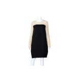 Celine Black Silk Sheer Long Sleeve Dress - Size 38
