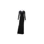 Roberto Cavalli Black Knit Maxi Dress - Size 40