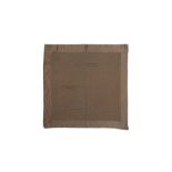 Louis Vuitton Khaki Silk Monogram Scarf