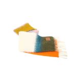 Loewe Colourblock Mohair Anagram Scarf