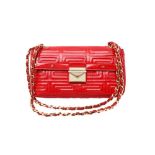 Versace Couture Red Chain Flap Bag