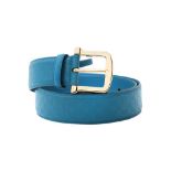 Gucci Teal Guccissima GG Belt - Size 85