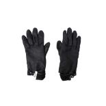 Christian Dior Black Leather Logo Gloves - Size 7