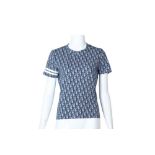 Christian Dior Blue Oblique T Shirt - Size 38