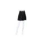 Diane Von Furstenberg Black Lace Skater Skirt - Size US 2