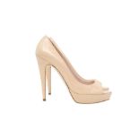 Miu Miu Nude Open Toe Heeled Pump - Size 41