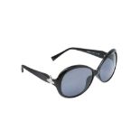 Vivienne Westwood Black Orb Oval Sunglasses