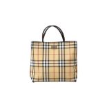 Burberry Beige Nova Check Shopper Tote and Purse