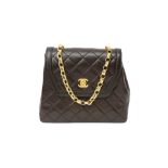 Chanel Brown Bijoux Mini Trapeze Flap Bag