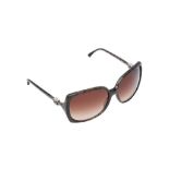Chanel Brown CC Oversized Sunglasses