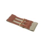 Alexander McQueen Khaki Waist Belt - Size 65