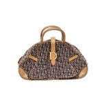 Christian Dior Brown Monogram Saddle Bowler Bag