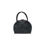 Gucci Navy Bamboo Shoulder Bag