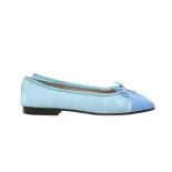 Chanel Sky Blue Sport Line Ballet Flat - Size 38,5