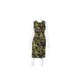 Versace Black Hamza Print Sleeveless Dress - Size 42