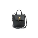 Louis Vuitton Black Lockme Mini Backpack