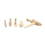 A COLLECTION OF ALASKAN INUIT MARINE IVORY CARVINGS