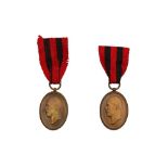 ALBANIAN 1914 BRONZE WIED ACCESSION MEDALS