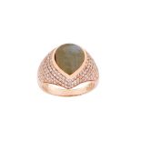 Jacquie Aiche | A labradorite and diamond ring