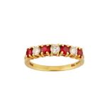 Tiffany & Co. | A ruby and diamond ring