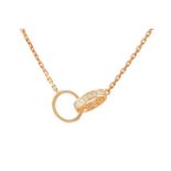 Cartier | A diamond-set 'Love' pendant necklace