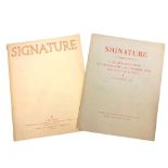 Signature: A Quadrimestrial of Typography and the Graphic Arts 1935-1954