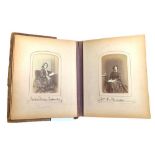 Photo album.- Mary Carpenter and Dr William Budd