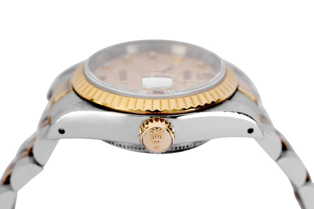 ROLEX. DATEJUST DIAMOND SET JUBILEE DIAL. - Image 2 of 5