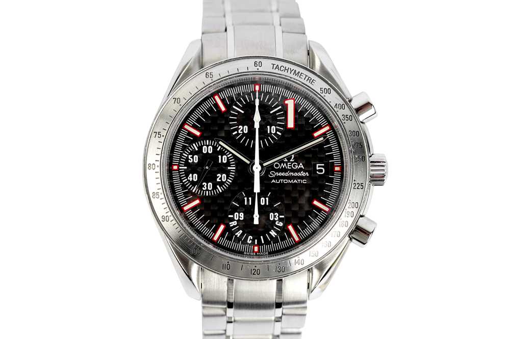 OMEGA. LIMITED EDITION MICHAEL SCHUMACHER RACING LTD FULL SET. - Image 2 of 6