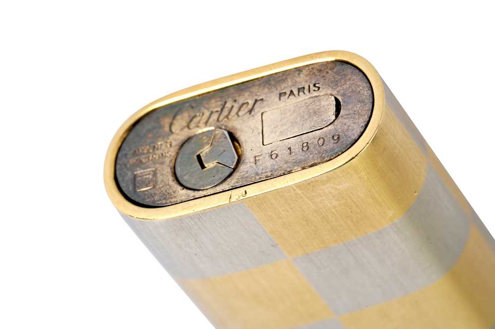 CARTIER CIGARETTE LIGHTER. 18K WHITE AND YELLOW GOLD, SET WITH DIAMONDS. - Image 4 of 4