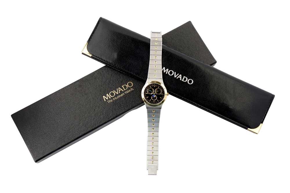 MOVADO. TRIPLE CALENDAR AND MOON PHASE. - Image 5 of 5