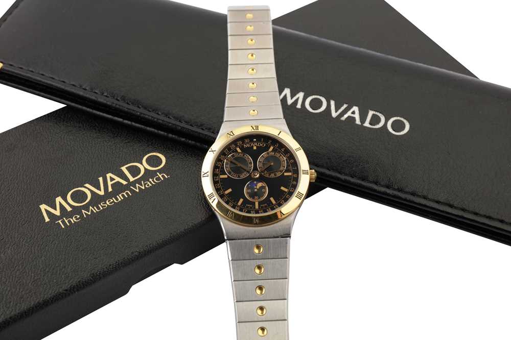 MOVADO. TRIPLE CALENDAR AND MOON PHASE. - Image 4 of 5