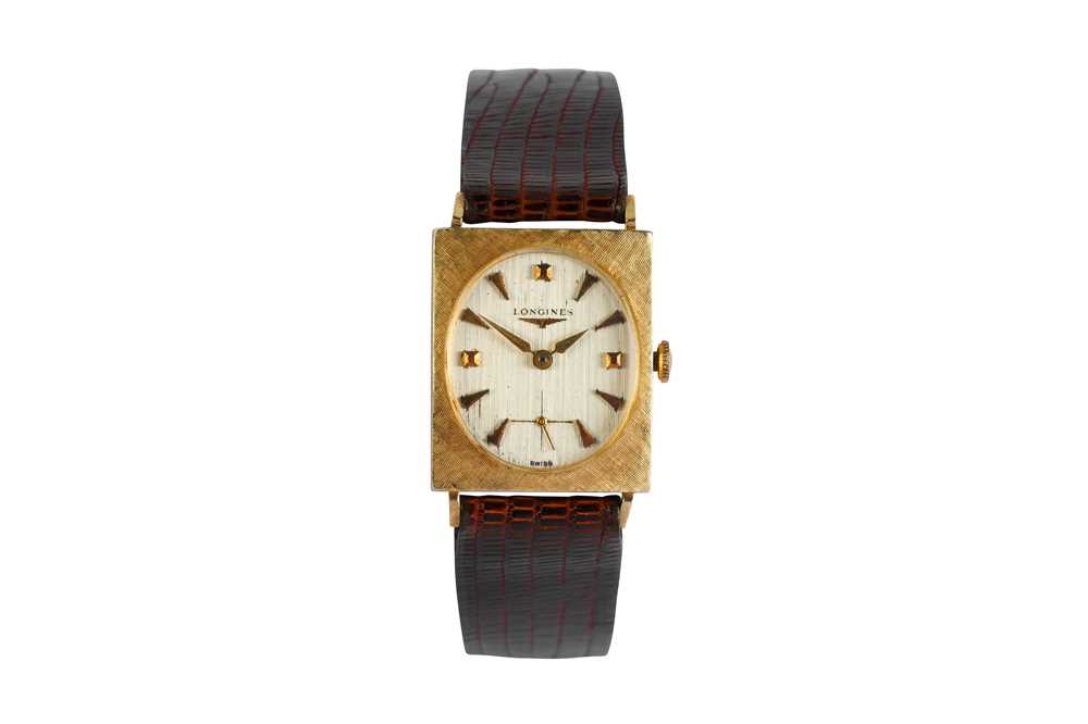 LONGINES. 14K YELLOW GOLD.