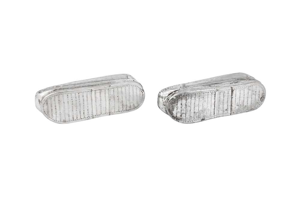 A pair of early 20th century Chinese Export silver novelty salts, Canton circa 1900, retailed by Gun - Image 4 of 5