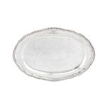 A George III sterling silver meat dish, London 1770 by Thomas Heming (Grimwade 3828)