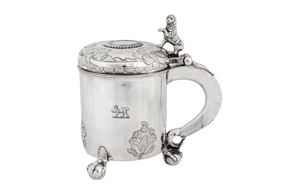 A late 18th century Norwegian silver peg tankard (drikkekanne), Trømso dated 1797 by Theodorius/Tøre