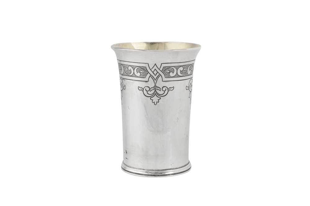 An Elizabeth II sterling silver beaker, London 1970 by A Haviland-Nye