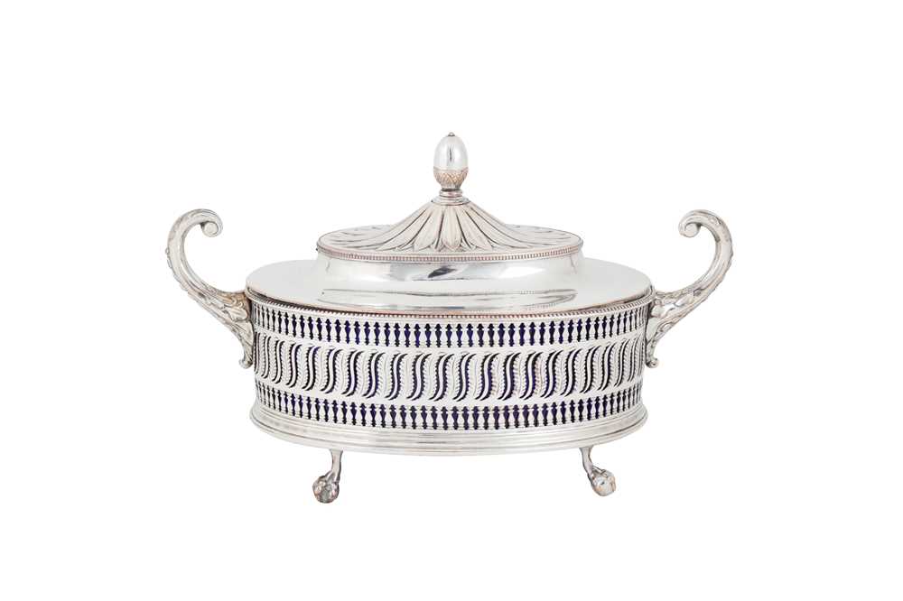 A George III Old Sheffield Silver Plate butter dish, Sheffield circa 1780 - Image 2 of 3