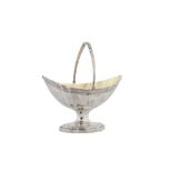 A George III sterling silver sugar basket, London 1792 by Abraham Peterson