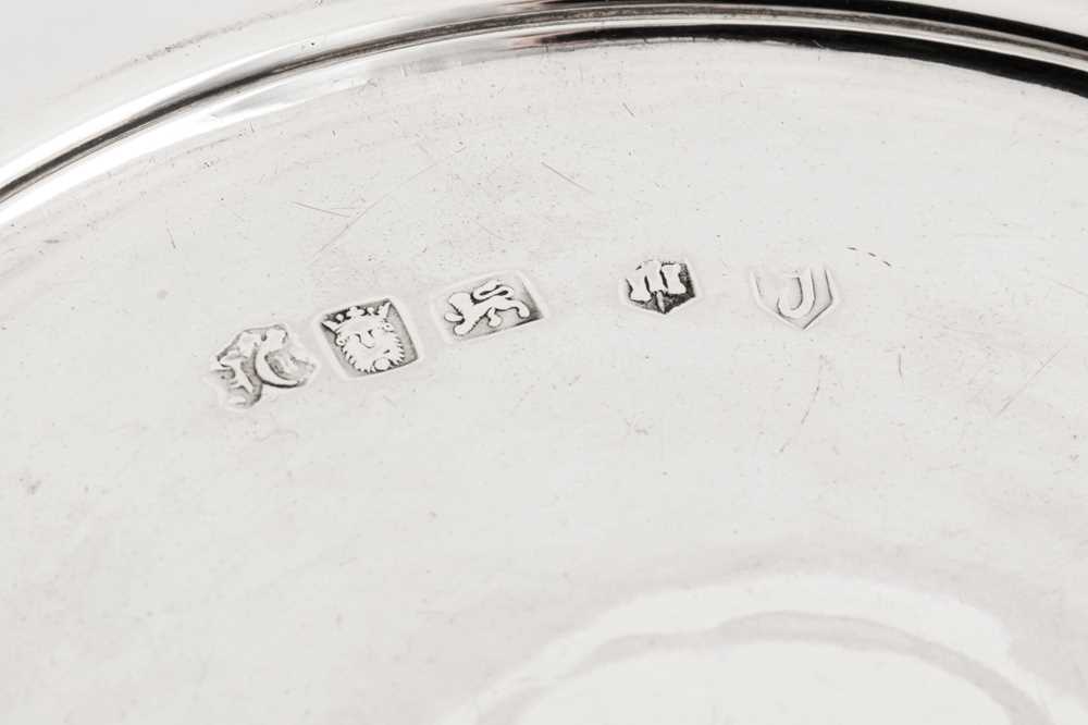 A rare George II provincial small footed waiter or tazza, Exeter 1731 by Joseph Collier of Plymouth - Image 3 of 3