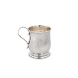 A George II sterling silver small mug, London 1729 by James Goodwin (first reg. 27th March 1710, thi