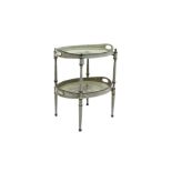 A FRENCH STYLE TOLEWARE TRAY TOP OCCASIONAL TABLE, CONTEMPORARY