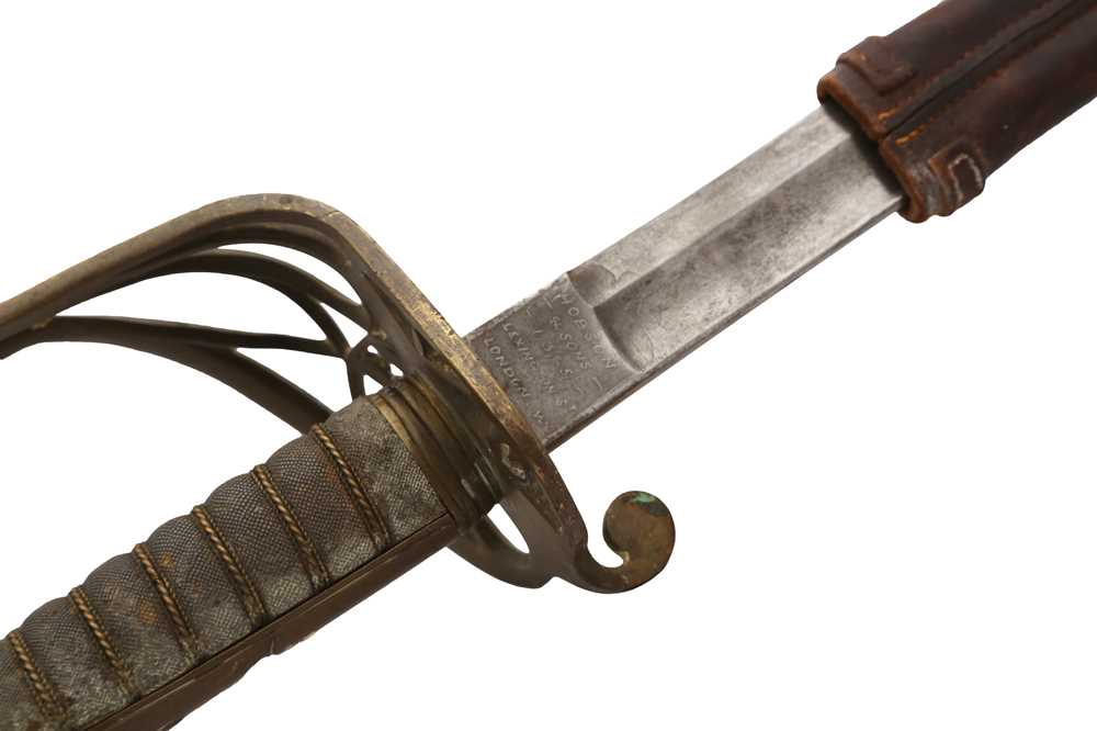 A BRITISH 1845 INFANTRY OFFICERS SWORD - Image 4 of 4