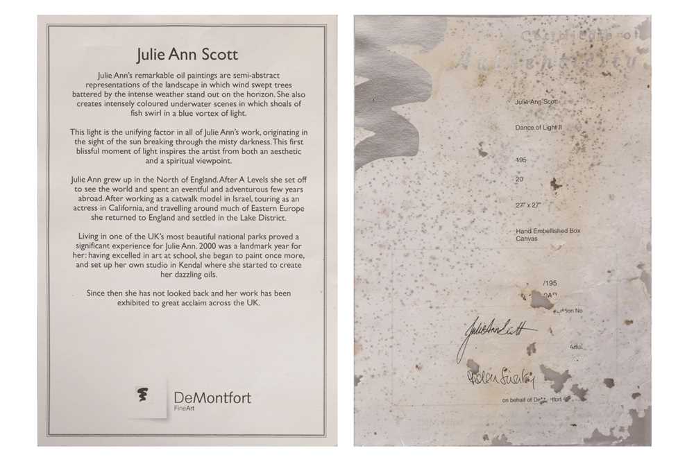 JULIE ANN SCOTT (CONTEMPORARY BRITISH) - Image 4 of 4