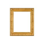 A FRENCH 19TH CENTURY GILDED COMPOSITION FRAME
