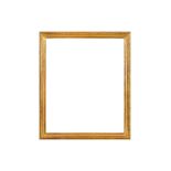 AN ITALIAN 18TH CENTURY STYLE PLAIN MOULDING CILDED FRAME