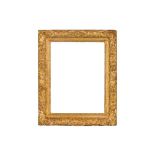 A FRENCH LOUIS XIV CARVED AND GILDED 18TH CENTURY FRAME
