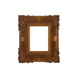 A 19TH CENTURY CHINA TRADE, LOUIS XV STYLE CARVED FRAME